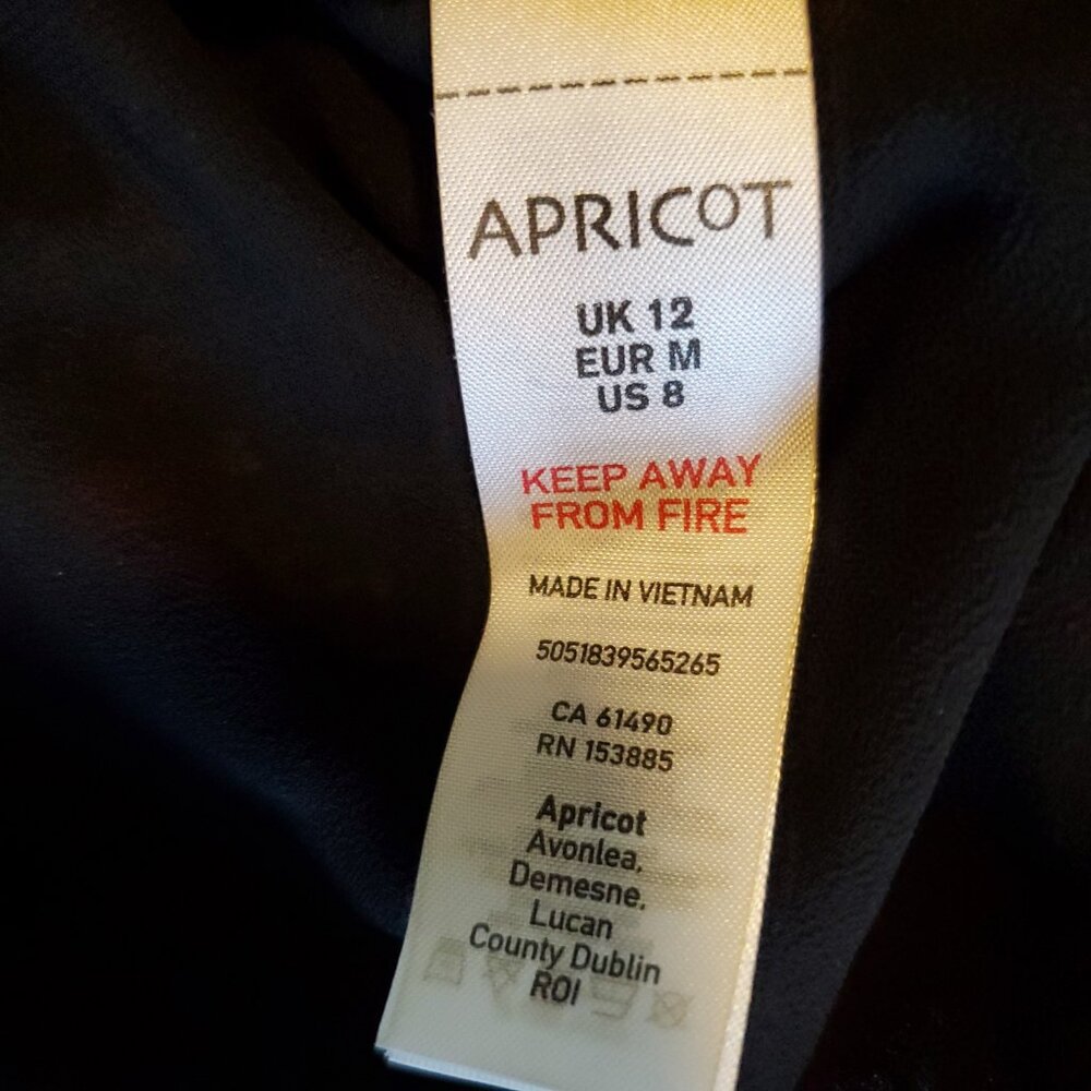 Apricot Floral Ruffle Mini Dress Size 8 | Boho Cottagecore - Picture 10 of 12